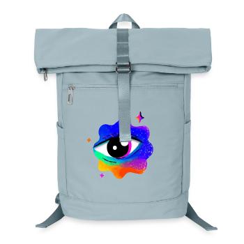 Vivid Rainbow Eye Nebula - Laptop Backpack - ice blue - Front