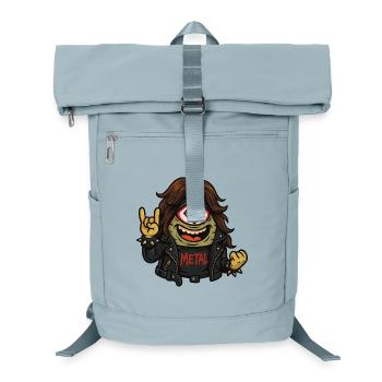 Valueminati Metalhead – Laut, Härter, Metal! - Laptop-Rucksack  - Eisblau - Vorne