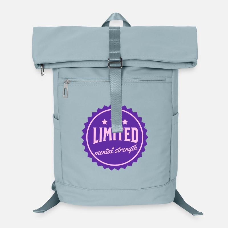 Limited Mental Strength - Laptop Backpack - ice blue