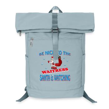 SANTA WAITRESS - Laptop-Rucksack  - Eisblau - Vorne