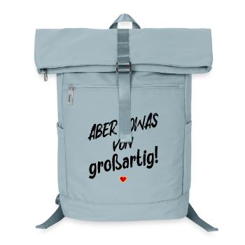 GROßARTIG SEIN LOB SPRÜCHE - Laptop-Rucksack  - Eisblau - Vorne