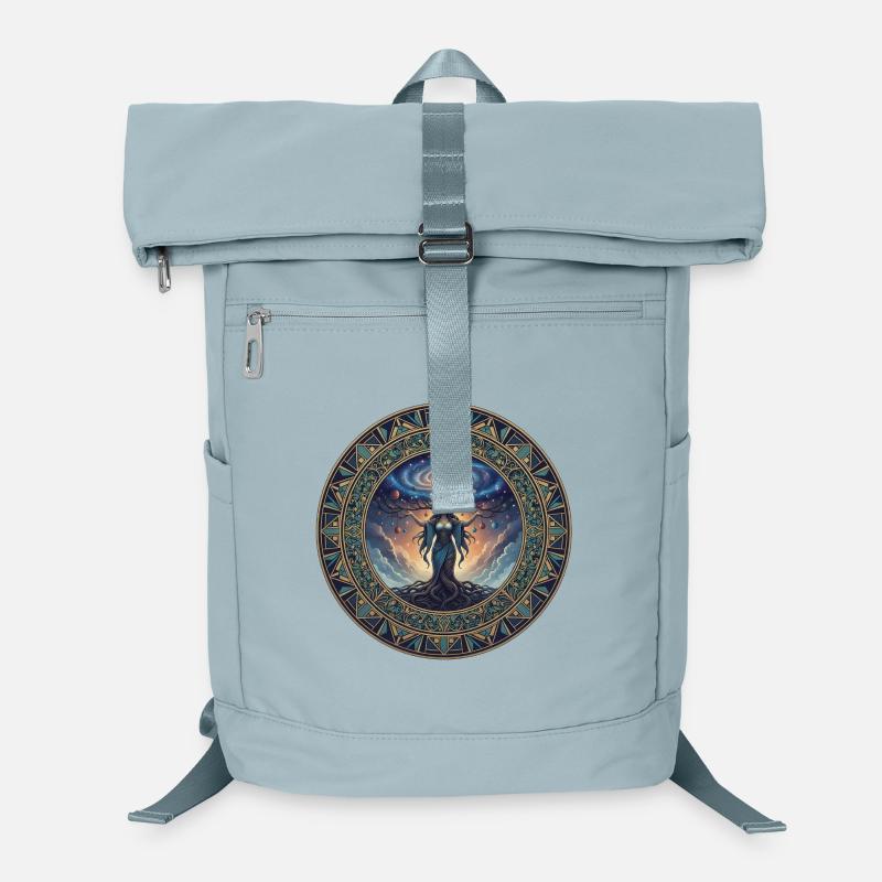 Cosmic Gaia Mandala Laptop Backpack