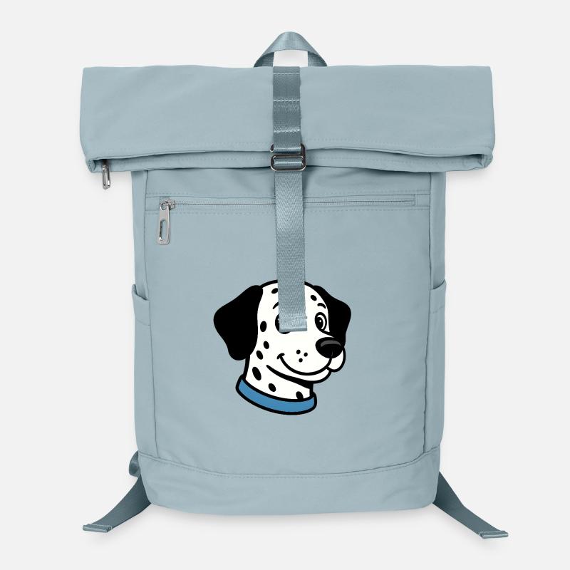 Dalmatiner mit blauer Halskette Laptop-Rucksack 