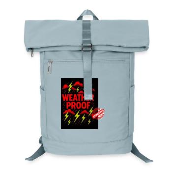 Conception graphique résistante aux intempéries - Sac à dos ordinateur - bleu glacier - Devant