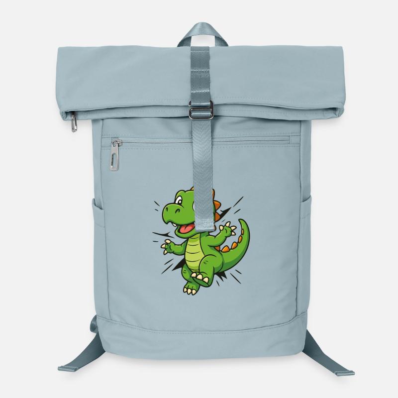 Cute Comic Dino – Kids & Dinosaur Fans Laptop Backpack