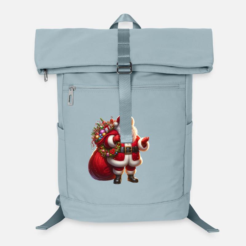 Santa with Gift Sack Laptop Backpack