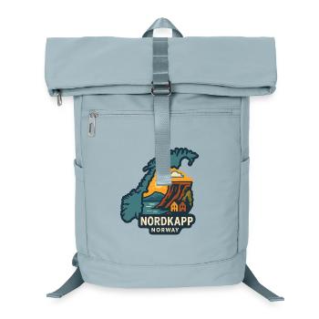 North Cape Sunset at Klippan in Norway - Laptop Backpack - ice blue - Front