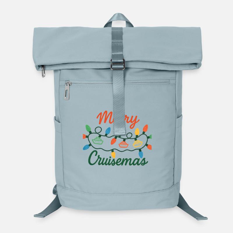 Joyeuse croisière Lumières de Noël Sac à dos ordinateur