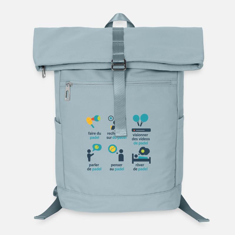 Playful Graphic Padel Laptop Backpack