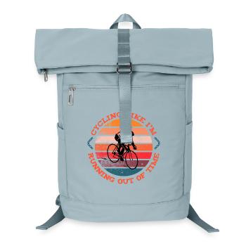Faire du vélo comme si je n’avais plus de temps - Sac à dos ordinateur - bleu glacier - Devant