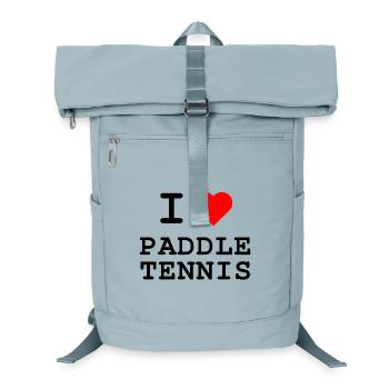I love Paddle Tennis - Laptop-Rucksack  - Eisblau - Vorne