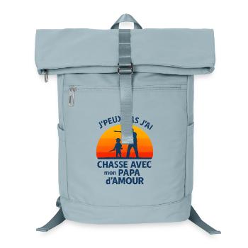 Jagen mit meinem Liebesvater zur Schlafenszeit - Laptop-Rucksack  - Eisblau - Vorne