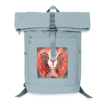 Herzengel Tiefes Erwachen - Laptop-Rucksack  - Eisblau - Vorne