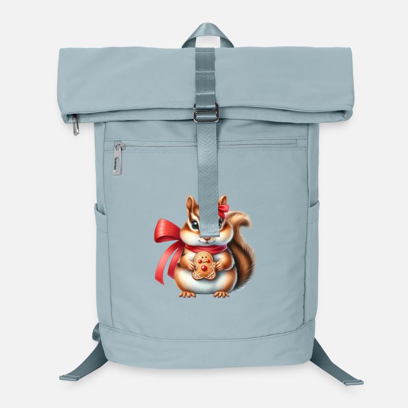 Ginger Squirrel with Cookie Laptop Backpack