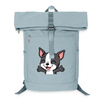 Boston – Umarmungen - Laptop-Rucksack  - Eisblau - Vorne