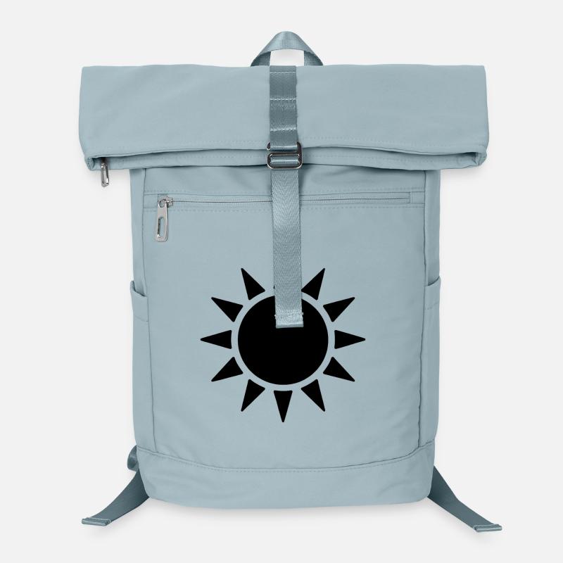 Sun Silhouette Circle Laptop Backpack