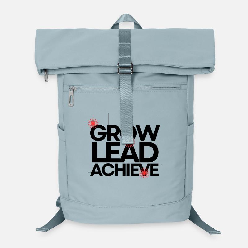 Grow, Lead, Achieve - Laptop Backpack - ice blue