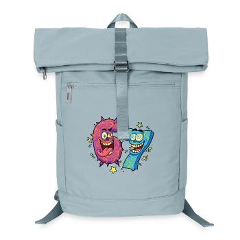 Sechs Sieben Monster - Laptop-Rucksack  - Eisblau - Vorne