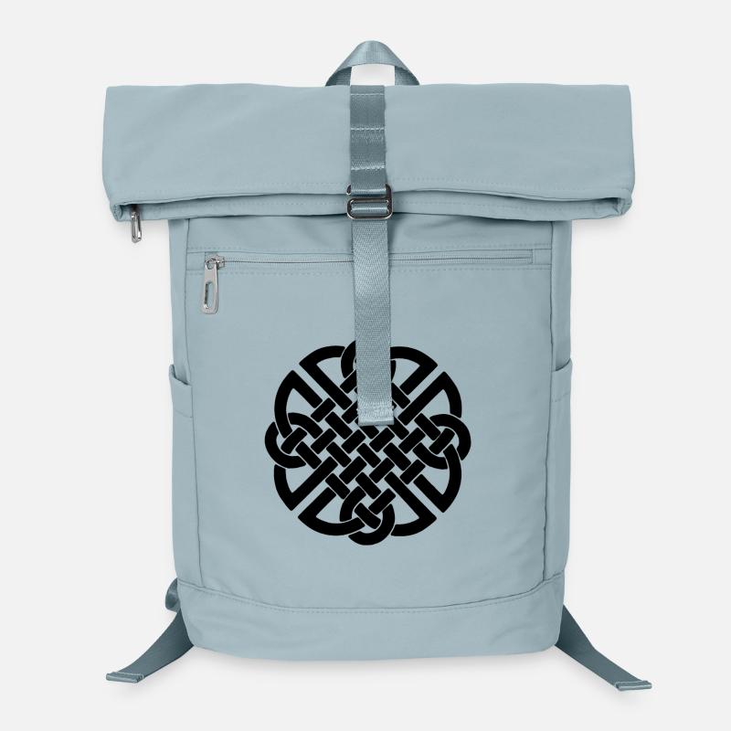 Nœud celtique couleur noire Sac à dos ordinateur
