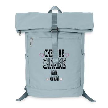 Auf der Suche nach Charme für einen unbefristeten Vertrag - Laptop-Rucksack  - Eisblau - Vorne