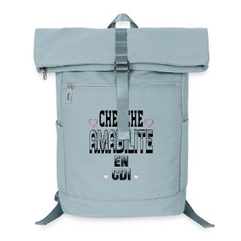 Cherche Amabilité en CDI - Sac à dos ordinateur - bleu glacier - Devant