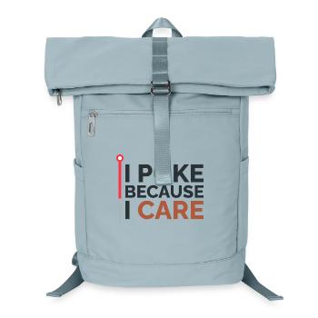 Akupunkteur Ich piekse, weil ich mich professionell fühle - Laptop-Rucksack  - Eisblau - Vorne