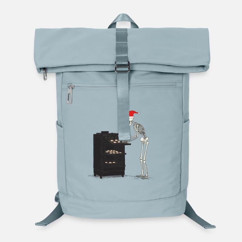 Skelett backt Cookies Laptop-Rucksack 