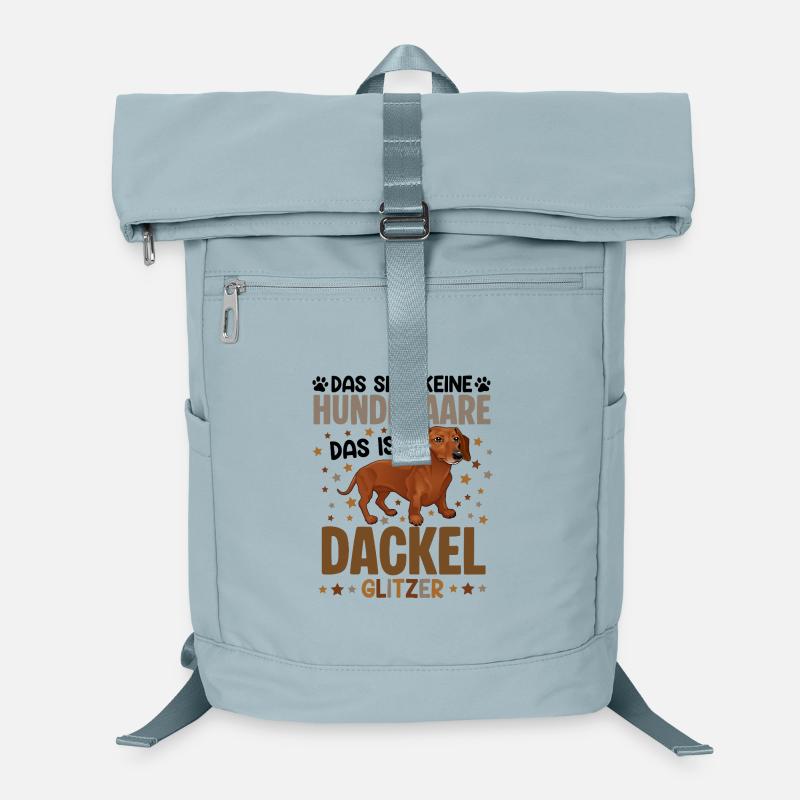 Das sind keine Hundehaare das ist Dackel Glitzer Laptop-Rucksack 