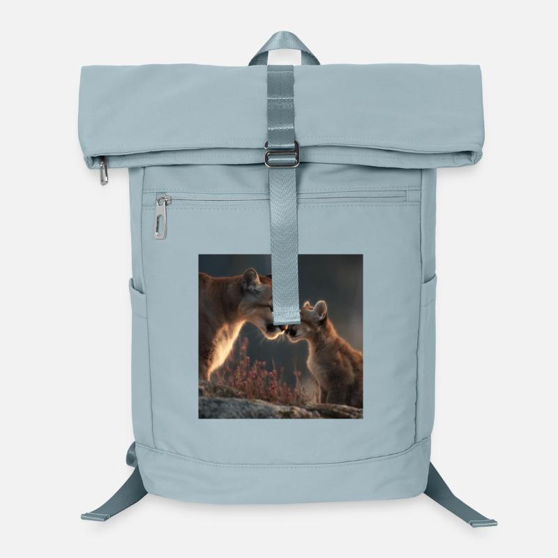 Mère et lionceau cougar cougar – Amour pur Sac à dos ordinateur