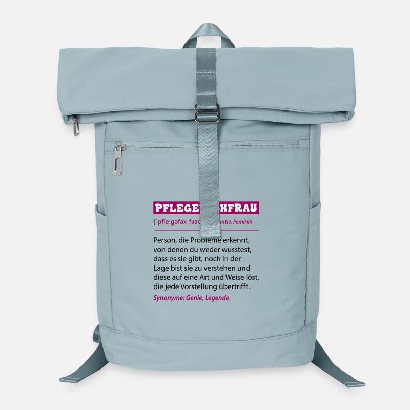 Pflegefachfrau Beruf Definition Spruch Geschenk Laptop-Rucksack 