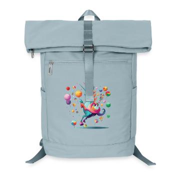 Colorful Unicorn Magic Lollipop Paradise - Laptop Backpack - ice blue - Front