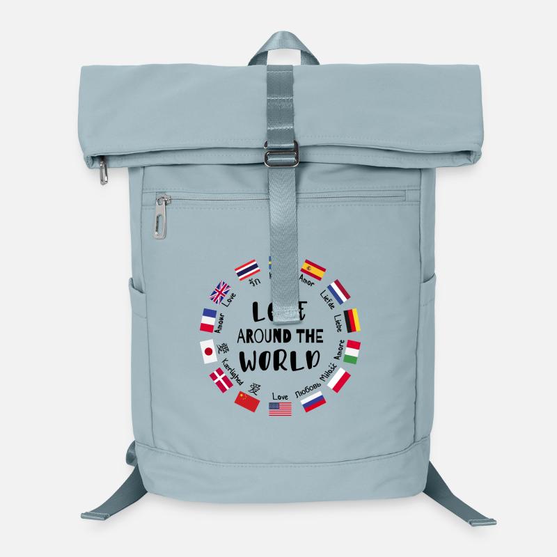 Love from all over the world Languages Laptop Backpack