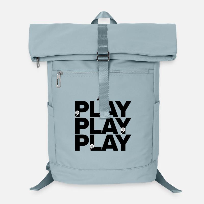 Just Play Padel, Smash it forever, Padel Sport Laptop-Rucksack 