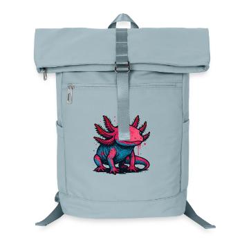 Neon Axolotl Spritzer - Laptop-Rucksack  - Eisblau - Vorne