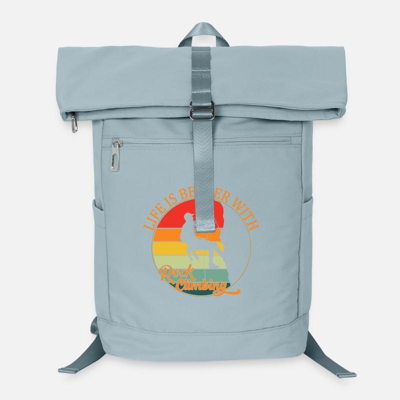 Das Leben ist besser mit Klettern Laptop-Rucksack 