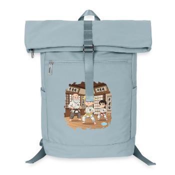 Bouno in Karate - Little Martial Artist - Laptop Backpack - ice blue - Front
