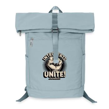 Introvertierte Vereinen, serparately – Introvertierter Tee - Laptop-Rucksack  - Eisblau - Vorne