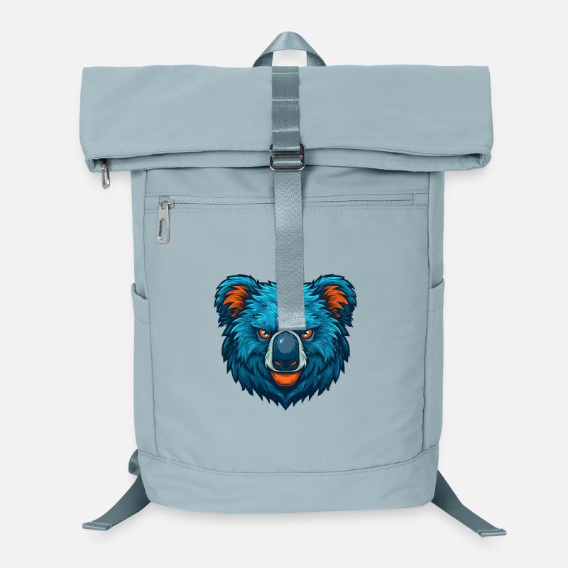 Fierce Koala Esports Maskottchen-Logo Laptop-Rucksack 