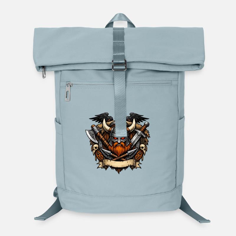 Casque de guerrier viking Sac à dos ordinateur