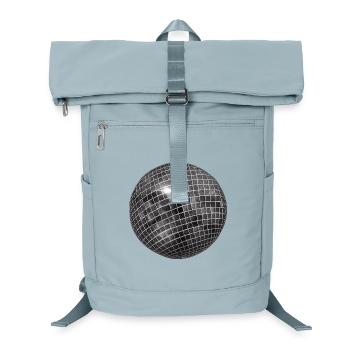 Geometric glitter sphere - Laptop Backpack - ice blue - Front