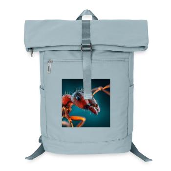 Realistic Ants Macro Portrait Wildlife - Laptop Backpack - ice blue - Front