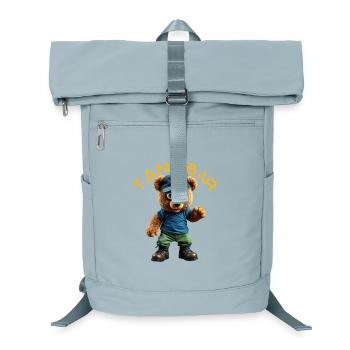 Dancing Bear Mascot - Laptop Backpack - ice blue - Front