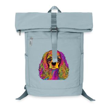 Cavalier King Charles Spaniel - Laptop-Rucksack  - Eisblau - Vorne