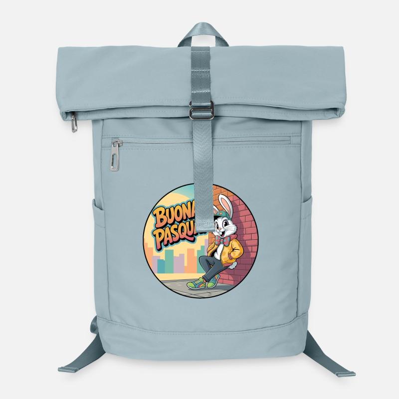 Joyeuses Pâques Urban Rabbit Sac à dos ordinateur