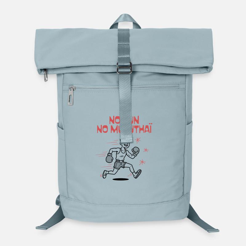 NO RUN NO MUAYTHAI Laptop-Rucksack 