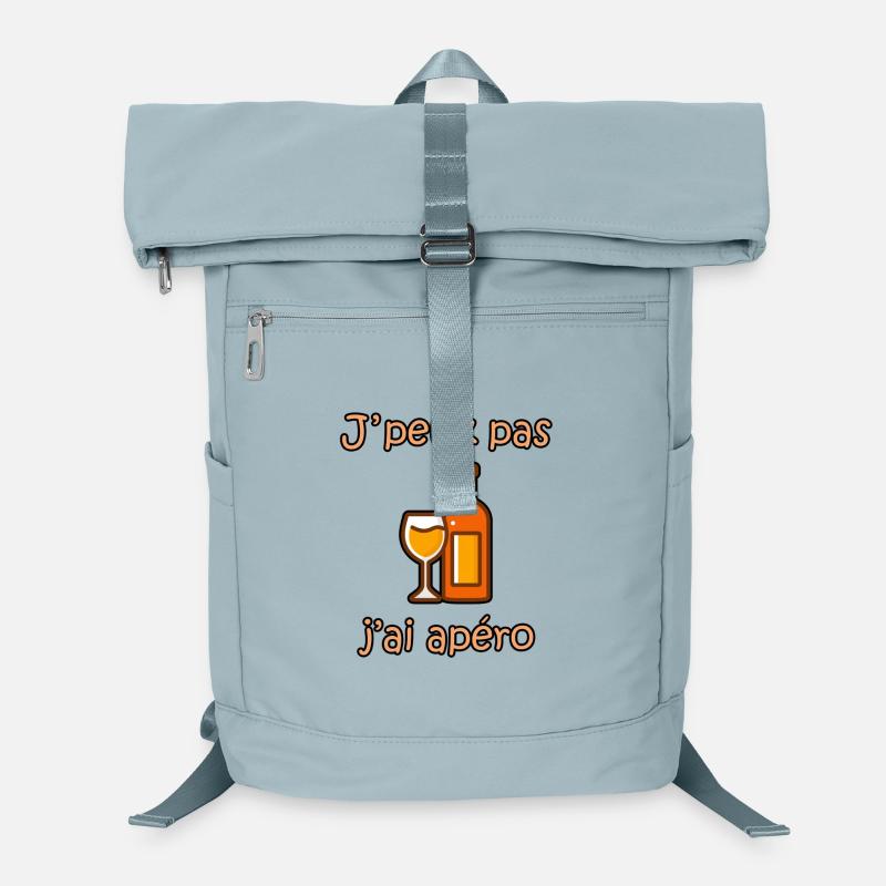 Je peux pas j'ai apéro – phrase drôle collègues Sac à dos ordinateur