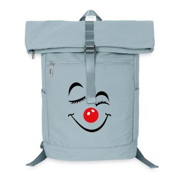 Cheerful Clown Face Carnival Carnival Carnival - Laptop Backpack - ice blue - Front