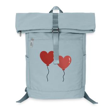 Twin Hearts Ballons - Laptop-Rucksack  - Eisblau - Vorne
