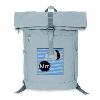M wie Meerschweinchen - Laptop-Rucksack  - Eisblau - Vorne