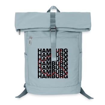 HAMBURG UMRISS, HAMBURGLIEBE HH MOIN - Laptop-Rucksack  - Eisblau - Vorne